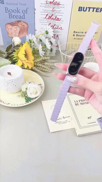 适用小米手环10/9表带硅胶磁吸腕带8NFC版装甲回环表链陶瓷版男女#磁吸表带 #回环表带 #手表带 #数码科技 #数码党618必冲好物清单
