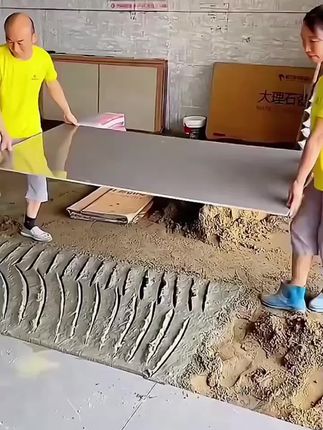 #石井吸盘 #瓦工工具 #铺瓷砖施工