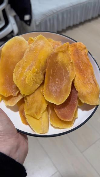 这芒果干绝了!软糯香甜,全家抢着吃😋