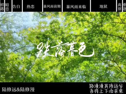 路漫漫其修远兮,吾将上下而求索 #陆修漫 #陆修漫#跌落暮色