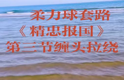 柔力球套路
《精忠报国》
第三节缠头拉绕