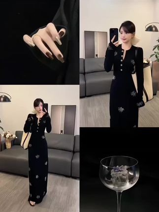 #高级感穿搭 #御姐风 #优雅气质 #黑色系穿搭 #气质轻熟风@巨量千川