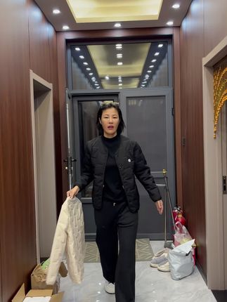男女同款上身效果好柔软舒适添加羊毛,防风保温防寒