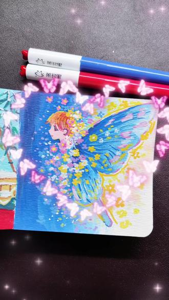 丙烯马克笔|羽化成蝶
慕多星丙烯马克笔
#丙烯马克笔#慕多星丙烯马克笔 #画画教程 #零基础画画#画画分享