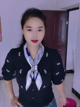 丝绸桑蚕丝丝巾百搭女夏秋季油画风白桦林70cm小方巾装饰围巾#衬衣穿搭 #女神范 #丝巾