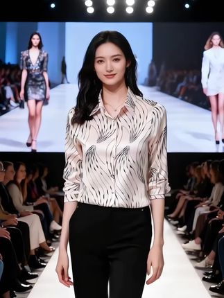 真丝桑蚕丝衬衫#穿出高级感 #引领时尚潮流 #优雅气质 #高级感穿搭 #时装搭配