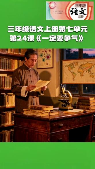 #三年级语文上册第八单元#24童第周#一定要争气#宝妈必藏孩子受益 @星星还是那个星星 @雪女 @外婆的宝藏库