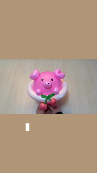 两分钟做出网红小猪气球!手残党也能学会🐷
#气球教程 #手工diy #一看就会#创意气球 #气球造型