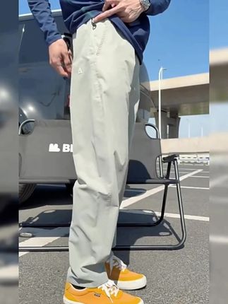 25新款机能小三角白标宽松锥形休闲裤美式工装长裤男女同款休闲裤#强烈推荐 #裤子穿搭 #休闲裤 #男生穿搭 #百搭神裤