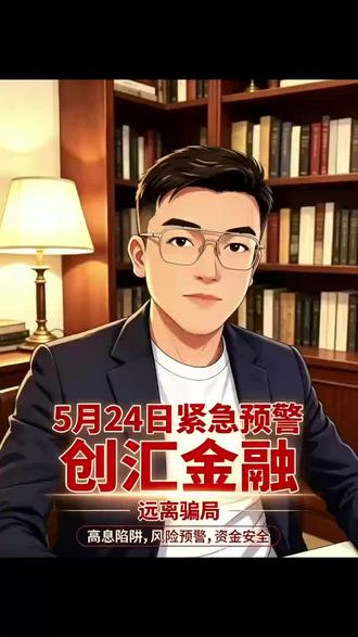 5月24日创汇金融紧急预警#创汇金融#创汇#资金盘#数字人#ai