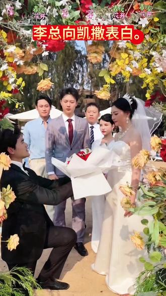 李总向凯撒表白了#求婚现场 #保姆 #老板