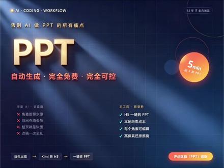 免费 PPT 制作工具 #PPT神器 #AI工具 #职场必备 #程序员日常