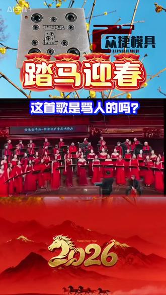 这首歌骂人吗#一般人不告诉他 #春晚 #歌曲 #模具制造 @黄石众捷模具