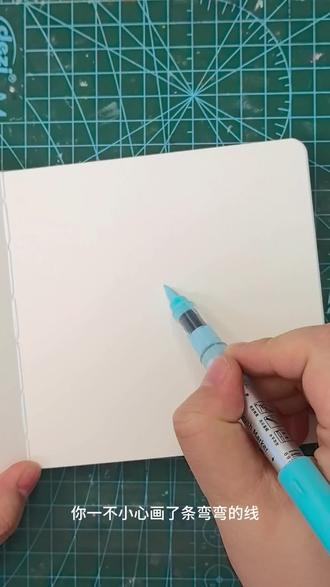 蓝色漩涡是鱼群的专属浪漫💙🐟#丙烯马克笔 #丙烯马克笔绘画 #涂鸦 #治愈系 #手绘