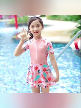 31625儿童泳衣女童中大童分体游泳显瘦泳衣2025新款亲子家庭泳装#女童泳衣 #泳衣准备好了 @抖音小助手 @电商小助手