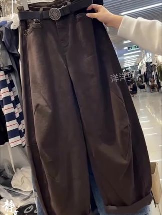 大码高腰弯刀牛仔裤#时尚裤子 #百搭显瘦 #直筒裤 #休闲女裤 #弯刀牛仔裤