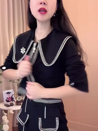 【两件套】休闲运动套装女秋装阔腿裤两件套#气质百搭 #减龄气质 #时尚套装两件套 #面料柔软舒适 #谁穿谁好看