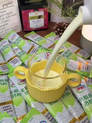 伊利高钙全脂甜奶粉400g 高蛋白 全家早餐冲饮佳选#大人小孩#全脂奶粉#伊利