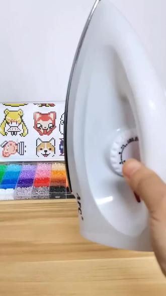 干烫熨斗 拼豆真的很好用,还不快试试?#拼豆 #拼豆熨斗 #熨斗 #干烫熨斗 #好物推荐🔥