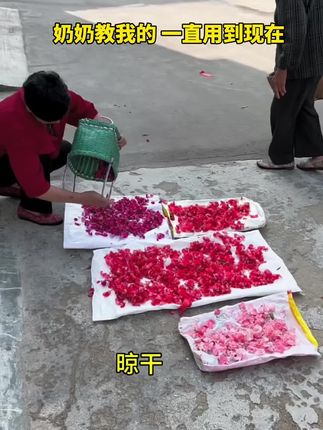 小时候每年夏天都让奶奶摘#指甲花 给我包指甲,现在长大了,奶奶说用#指甲花粉 方便好用,颜色更好看,按照方法不染肉