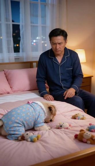 乖宝宝想睡床#AI深夜的床榻争执 #随变ai随便玩