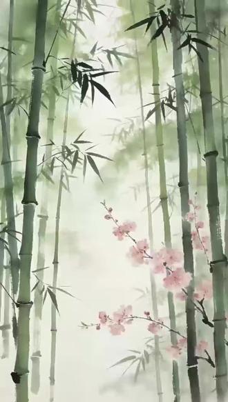一幅水墨,一首古诗,带你走进苏轼笔下的春天#古风诗词 #国画之美 #中华好诗词 #春日诗词大会 #诵读经典作品