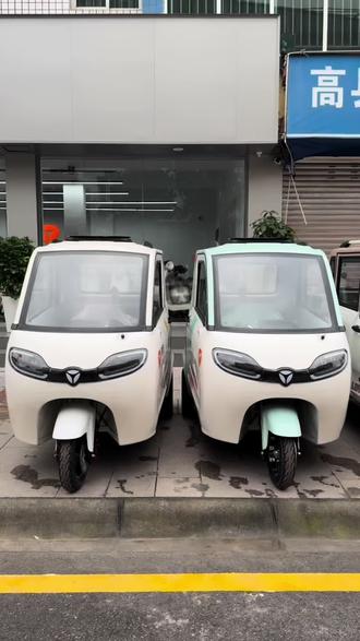 雅迪新款封闭三轮车EV306#雅迪电动车