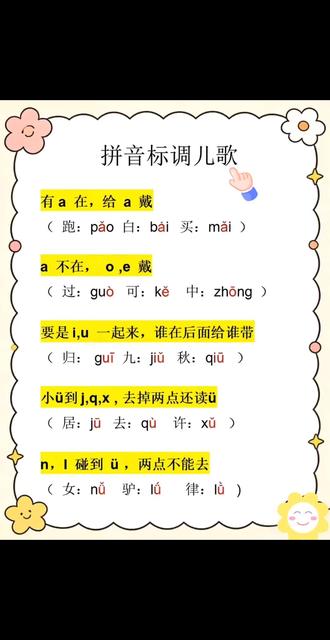 #幼小衔接 #拼音 #小学语文 #抖音热门小助手 #学拼音
今天分享的是拼音标调儿歌