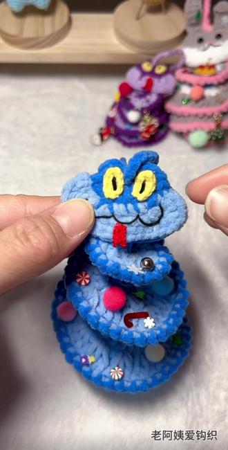 #盖瑞一条蛇 #盖瑞钩织教程 #盖瑞 #疯狂动物城 #钩织教程 圣诞树教程上集