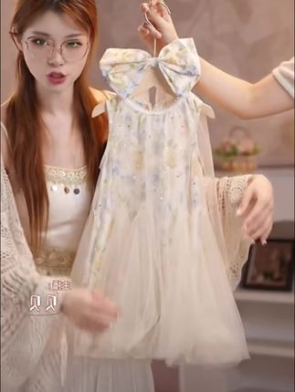 #夏季穿搭 #高品质童装 #公主礼服裙女童 #设计感女童装 #甜美穿搭