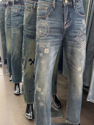 高品质时尚潮流#男士牛仔裤 #专柜品质 #外套穿搭 ##