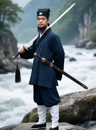 #AI山水道长大片 #抖音ai创作