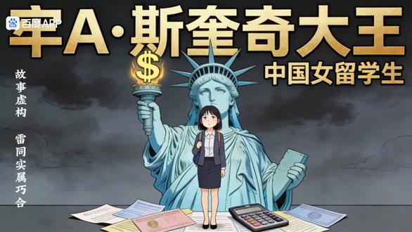 牢A讲去美国之女留学生