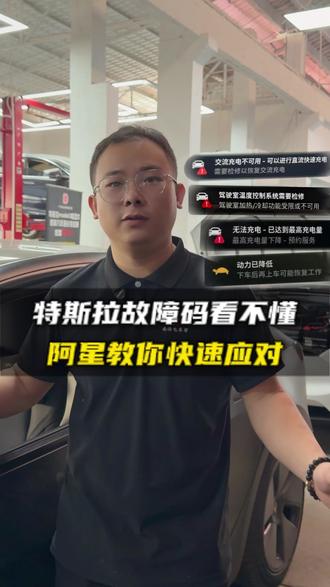 特斯拉这几个常见故障码一定要知道#特斯拉 #特斯拉维修 #故障码 #特斯拉车主 #乌龟灯