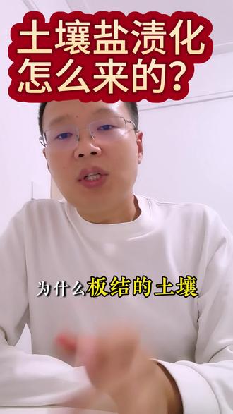 土壤盐渍化怎么来的#土壤板结 #土壤盐渍化 #盐碱地改良 #植保技术