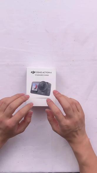 终于还是下手了,1159入手,还是挺香的#运动相机 #大疆action4开箱 #随时随地记录身边事 #随时随地标记一下 #开箱