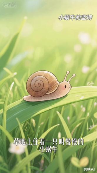 《小蜗牛的坚持》成长路上,我们总会遇到大大小小的困难,或许脚步缓慢,或许遭遇质疑,但只要坚守目标、脚踏实地,每一份坚持,终会迎来属于自己的光芒,每一份执着,都能抵达心中的远方。#儿童寓言故事 #育儿 #儿童动画