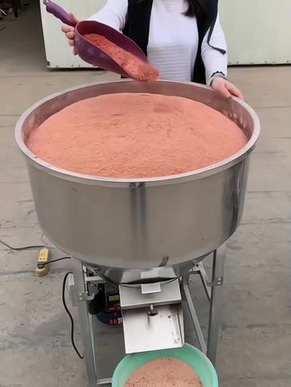 #饲料搅拌机 加厚不锈钢饲料搅拌机,养殖专用,肥料塑料颗粒上色拌料机,家用拌种机#养殖#实用好物