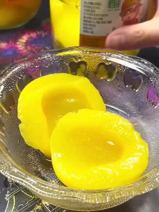 #黄桃罐头 #黄桃 #零食推荐 #罐头 #美食