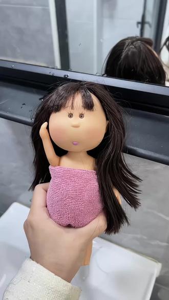 给宝贝洗个澡,然后睡觉觉#土豆娃娃 #土豆娃娃mia