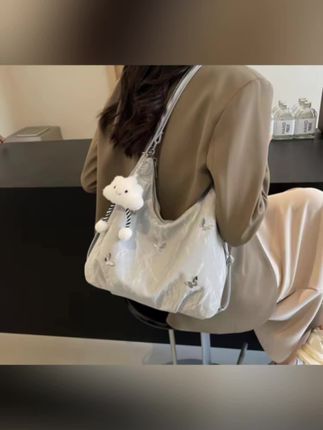 #托特包 #斜挎包 #女士包包 #单肩包 #时尚包包 春夏季多功能单肩斜挎双肩包托特学院风学生上课背包包大学生