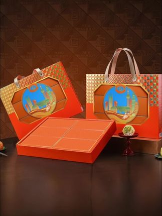 【拍1发2箱】中秋月饼礼盒装广式蛋黄莲蓉黄流心月饼礼品#礼盒包装 #月饼 #送礼佳品 #中秋月饼#礼盒装