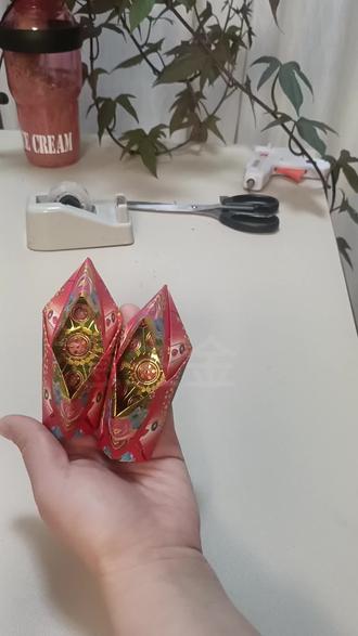 三寸金莲教程,这个很好折#纯手工打造 #非物质文化遗产手工制作 #手工折纸
