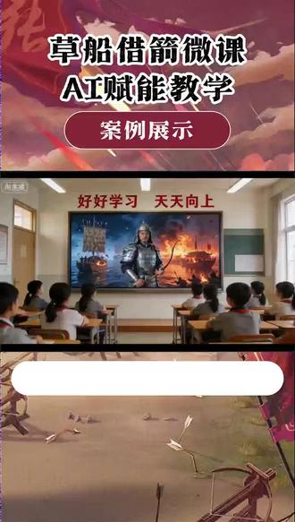 草船借箭微课 #微课制作 #ai微课 #微课大赛