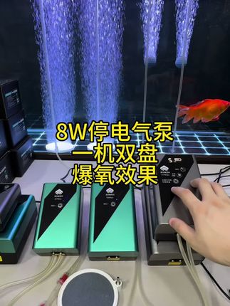 夏季高温天气。家里的鱼缸确定不搞一台停电自启吗😂#鱼缸 #水族 #增氧泵 #停电增氧