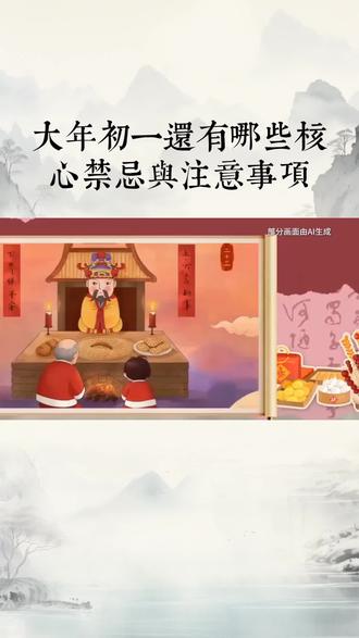 大年初一的禁忌与习俗,你都知道吗?🧧祝大家新年快乐,万事如意!#春节习俗 #新年快乐