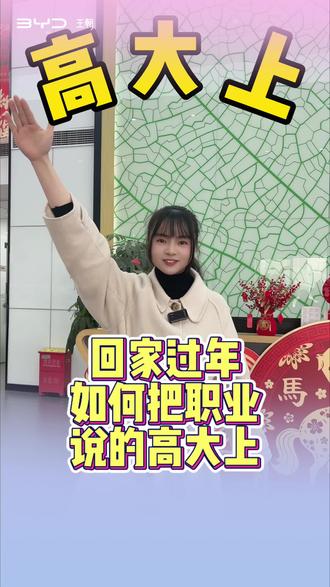 回家过年 如何把自己的职业说的高大上 #武汉#汽车#比亚迪#销售部日常