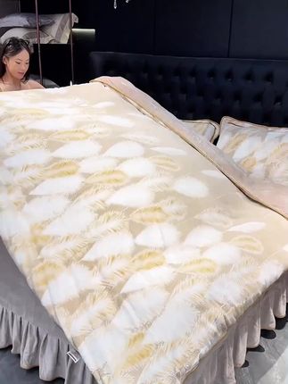 #牛奶丝四件套