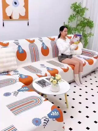 防滑耐磨又好看的沙发巾来了,一片式全包设计,打理也方便#沙发巾#防滑沙发垫#居家好物#一片式沙发巾#超便宜超划算