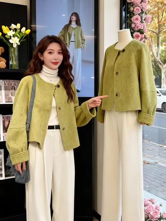 小香风外套女秋季外套短款毛呢外套少套女款爆款2025新款#品质女装#穿搭喜欢我关注我#卖衣服我是认真的#高级感穿搭分享#高级感穿搭